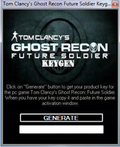 Ghost Recon Future Soldier Key Generator V2 1